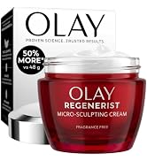 Olay Face Moisturizer, Regenerist Micro-Sculpting Cream for Women, Fragrance-Free - Anti-Aging, A...