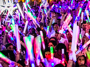 Light up foam sticks