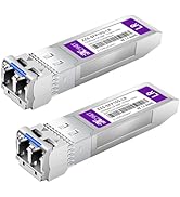 XZSNET 10GBASE-LR SFP+ Transceiver, 10G SFP+ to LC Single Mode Fiber Module Compatible with Cisco...