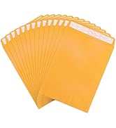 Manilla Envelopes 9x12 Self Seal 100 PCS, Goefun Brown Kraft Large Envelopes 9x12 Letter Size for...