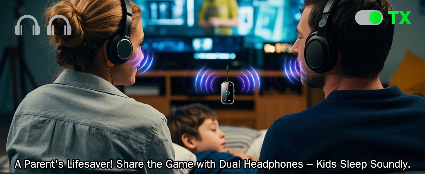 wireless audio transmitter and receiver