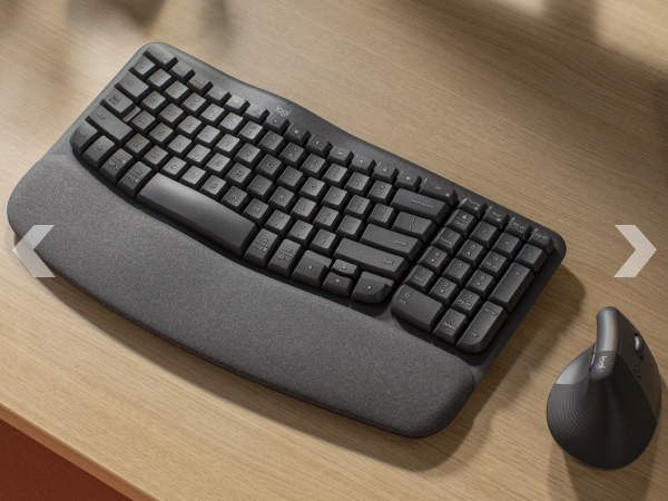 wave keys for business wireless ergonomic compact keyboard