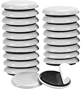 HDGOUIV 20pcs 2" Self-Stick Furniture Sliders,Round Small Furniture Sliders for Carpet,Furniture ...