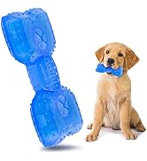 NWK Pet Teether Cooling Chew Toy for Dogs Teething Toy for Puppies, Fit with Treats for More Fun ...