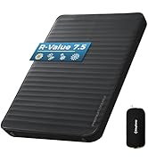 KingCamp Premium Double Self Inflating Sleeping Pad, 7.5 R-Value Air & Foam Camping Mattress 2 Pe...