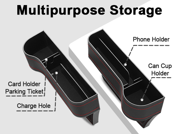 Car Seat Gap Filler Organizer