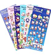 Naler Christmas 3D Puffy Stickers Christmas Scrapbook Foam Sticker Xmas Holiday Stickers for Chri...