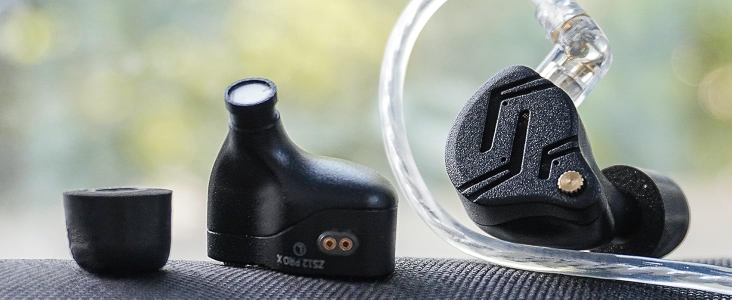 kz zs12 pro x hifi iem headphones