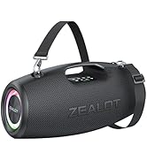 ZEALOT Portable Speakers Bluetooth Wireless, 120W Loud Waterproof Outdoor Speaker with Bass, Subw...