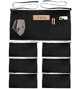 Xeoxarel Waist Aprons with 4 Pockets, Unisex Waitress Waiter Server Apron for Women and Man Half ...