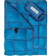 covacure Camping Blanket - Outdoor Travel Blanket, Packable, Puffy Blanket, Lightweight & Warm Qu...
