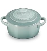 Le Creuset Stoneware Mini Round Cocotte, 8 oz., Sea Salt