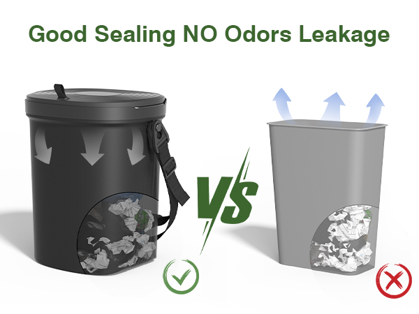 automotive garbage cans