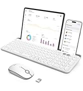 seenda Bluetooth Keyboard and Mouse for iPad, CTU-301 Wireless Multi-Device Connection Bluetooth+...