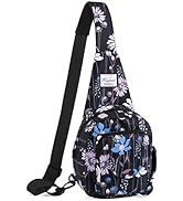 KAMO Small Sling Backpack Multipurpose Crossbody Shoulder Bag Sling Bag Backpack for Hiking Walki...