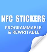 Programmable NFC Stickers with Adhesive Labels - 888 Bytes Memory