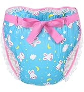 Littleforbig Silky Adult Ribbon Omutsu Diaper Wrap Cover Washable Adjustable Reusable Waterproof ...
