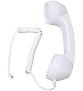 Heayzoki Retro Phone Handset, 3.5mm Cell Phone Receiver, Radiation Proof, HandheldCell Phone Tele...