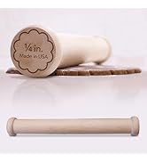 Perfect Cookie Rolling Pin 1/4-in. Fixed Depth Hardwood Made in the USA by Ann Clark