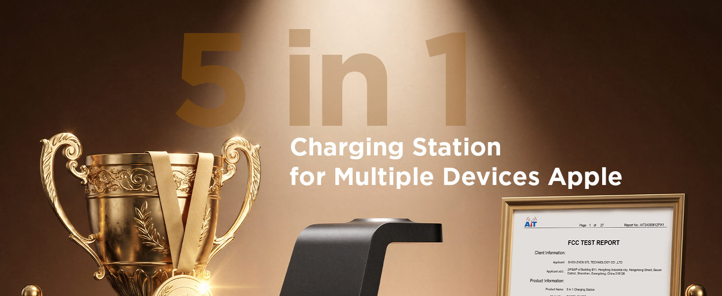 5 in 1 wireless charger