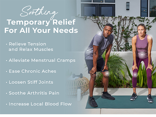 soothing relief tension relax muscles back pain cramps chronic aches soothe stiff joints arthritis