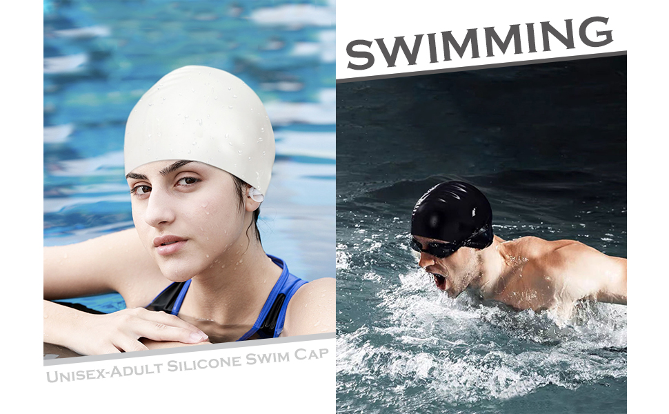 Womens Silicone Swim Cap