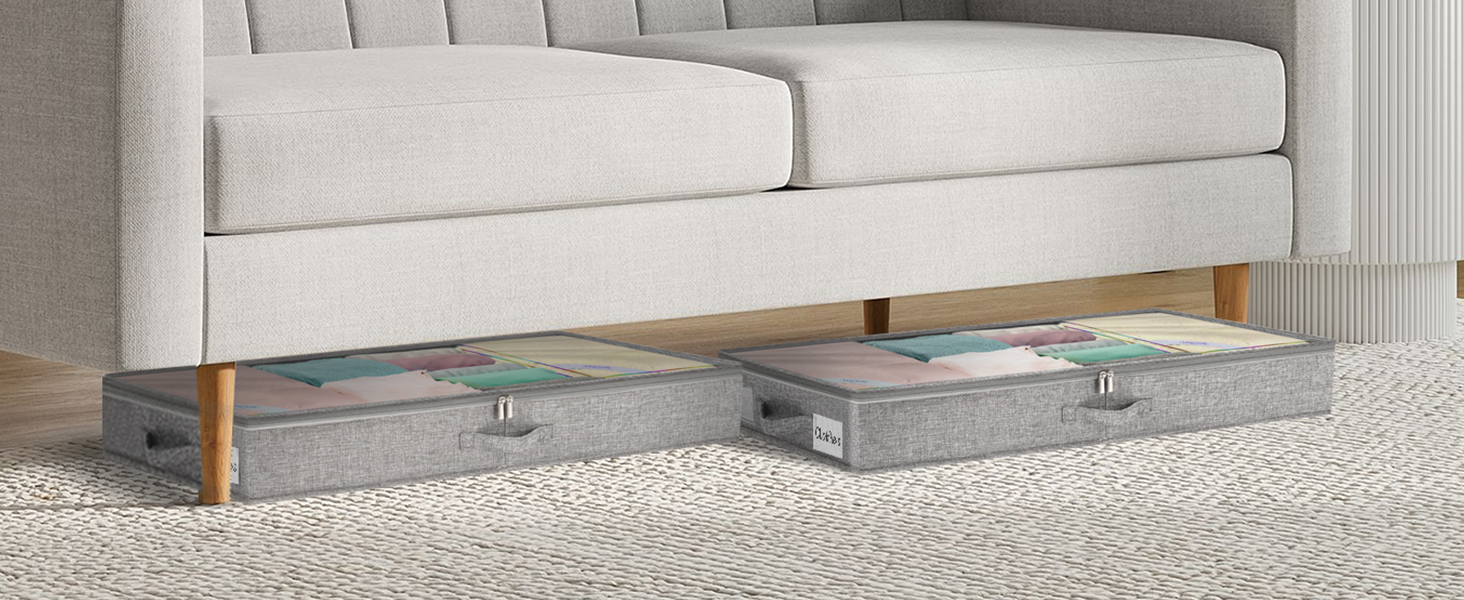 Under couch storage