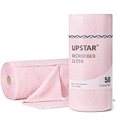 UPSTAR Microfiber Cleaning Cloth, Reusable Paper Towels Rolls, Dish Rags for Washing Dishes, Kitc...