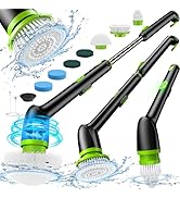 LyriFine Electric Spin Scrubber, 2024 New Full-Body IPX7 Waterproof Bathroom Cleaner Brush, Showe...