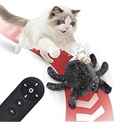 Pawingcat Cat Toys Interactive Remote Control Cat Toy Horror Spider Moving Cat Toy 2 Modes Intera...