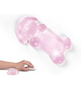 Gel Mouse Wrist Rest, Pink Dog Wrist Support for Mouse, Cute Ergonomic Wrist Rest for Mouse Wrist...