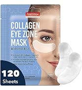 Purederm Deluxe Collagen Eye Mask Collagen Pads For Women 4 Pack Of 30 Sheets/Natural Eye Patches...
