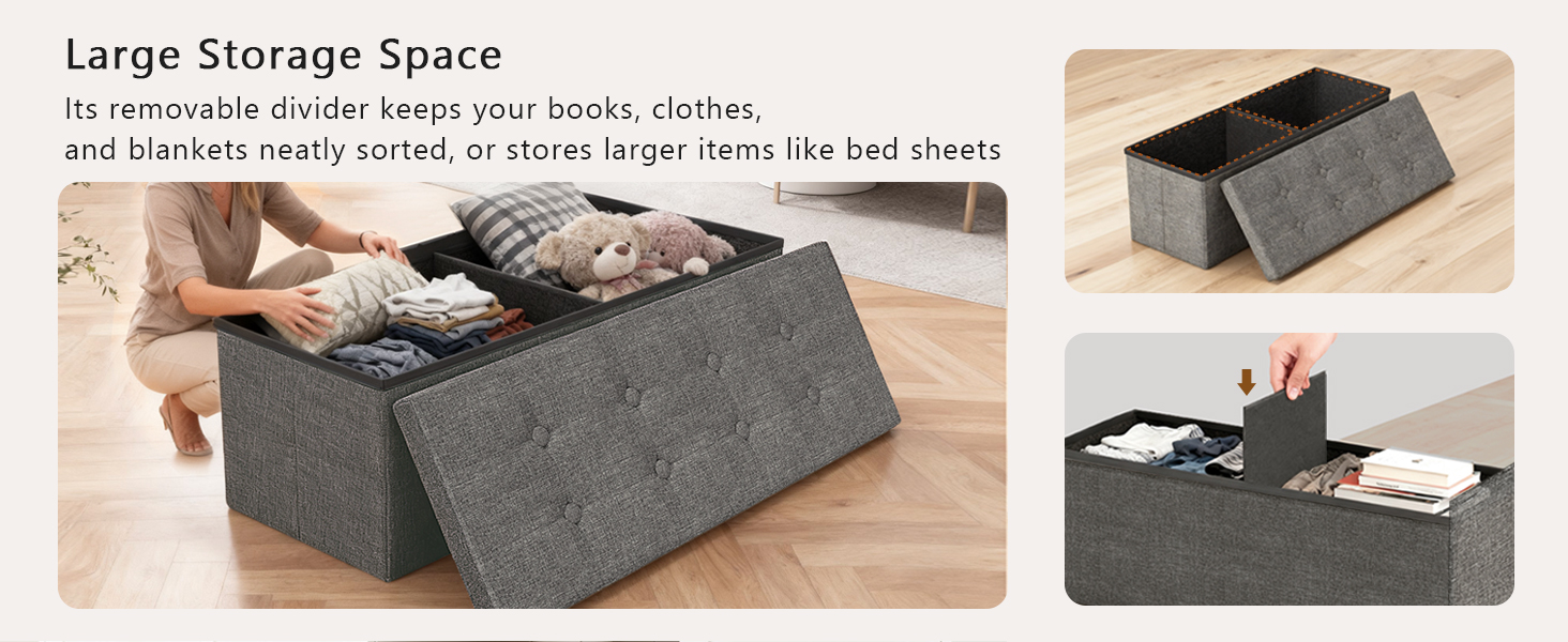 storage ottoman bench