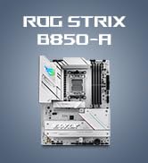 ASUS ROG Strix B850-A Gaming WiFi AMD AM5 B850 ATX Motherboard 14+2+2 Power Stages, DDR5 AEMP, 2....