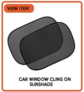 CAR WINDOW CLING ON SUNSHADE