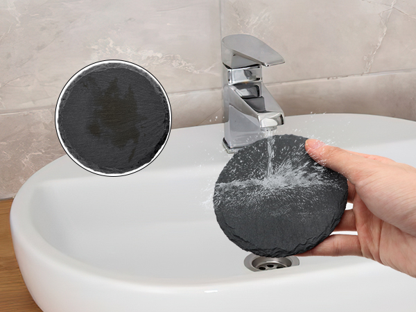 round slate coasters