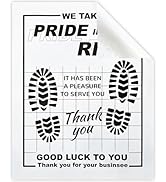 Paper Floor Mats for Cars 100pcs, 16"x20" Disposable White Paper Mats | Waterproof Papers Floor M...