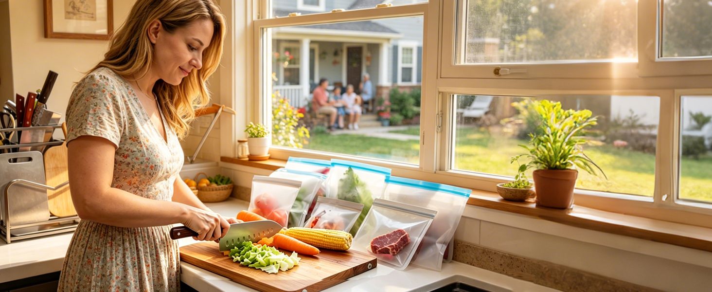 Reusable Storage Bags for Meal Prep