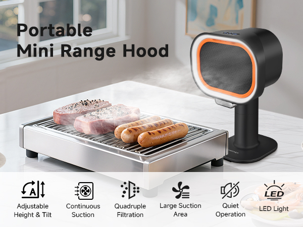 AMZCHEF PORTABLE RANGE HOOD