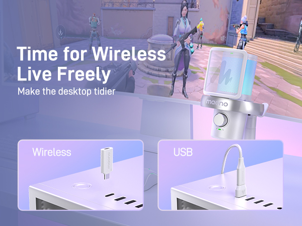 Wireless Gaming Microphone