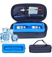 LengKe Insulin Vial Cooler Travel Case – Diabetic TravelCase TSA Approved, Medicine Cooler for Tr...