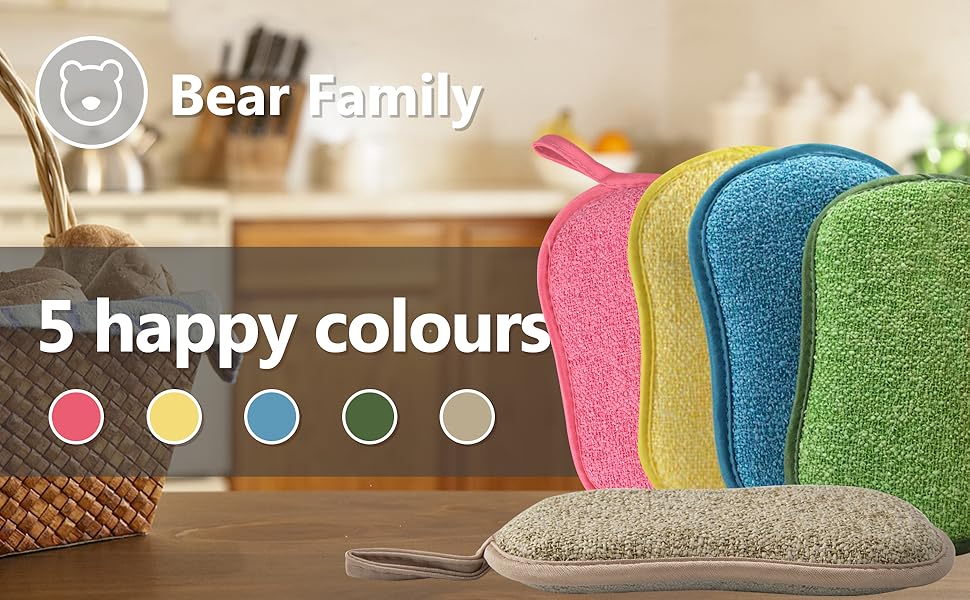 Microfiber Scrubber Sponges
