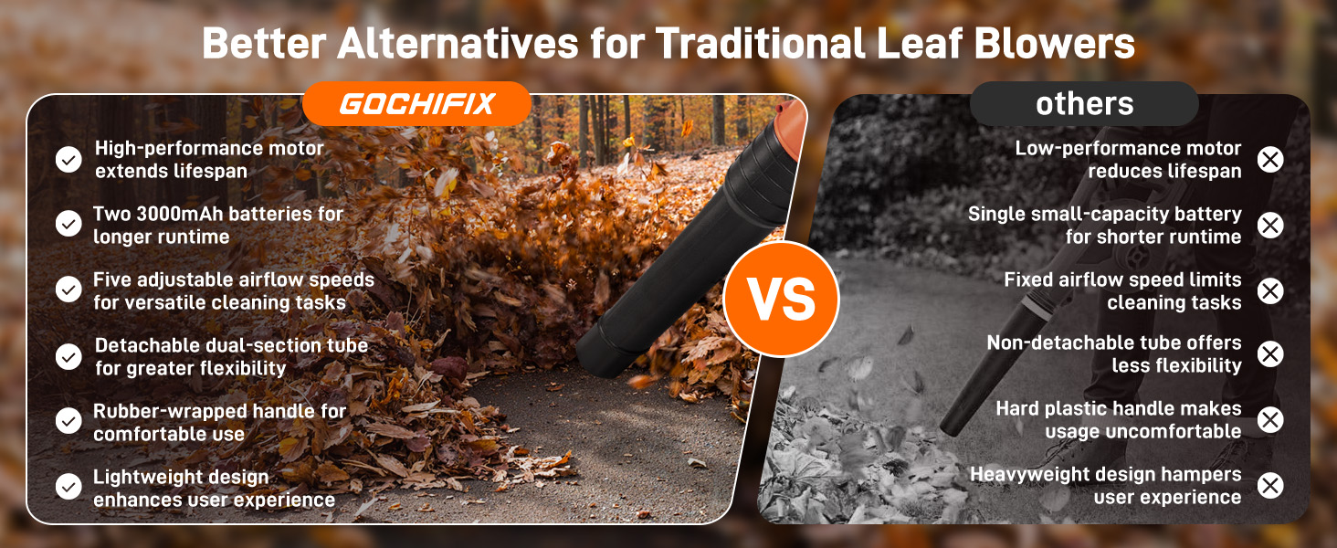 Better Alternatives for Traditional Leaf Blowers