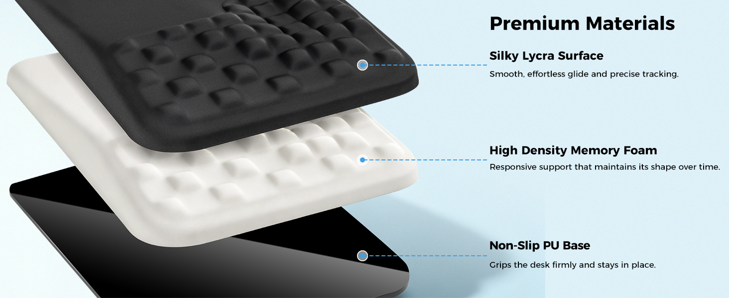 memory foam mouse pad