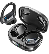Wireless Earbuds Bluetooth Headphones 80hrs Playback Ear Buds Power Display with Noise Canceling ...
