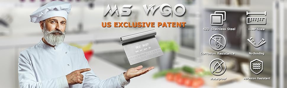 Pro Dough Pastry Scraper