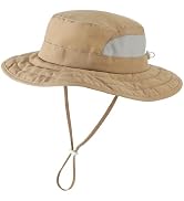 Connectyle Kids Foldable Wide Brim Sun Hat UPF 50+ Sun Protection Bucket Hats Breathable Summer B...