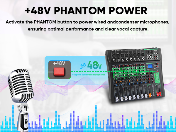 +48V PHANTOM POWER