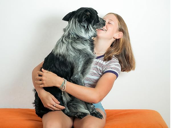 with dog