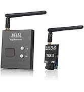 AKK TS832+RC832 5.8G 2000M Range FPV Audio Video Transmitter and Receiver for FPV Drone